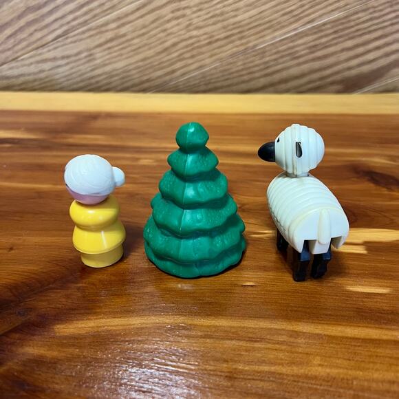 HUGE Vintage Lot Over 55 Pieces Thomas Train Wooden Blocks Trees Signs Cars - Picture 9 of 14